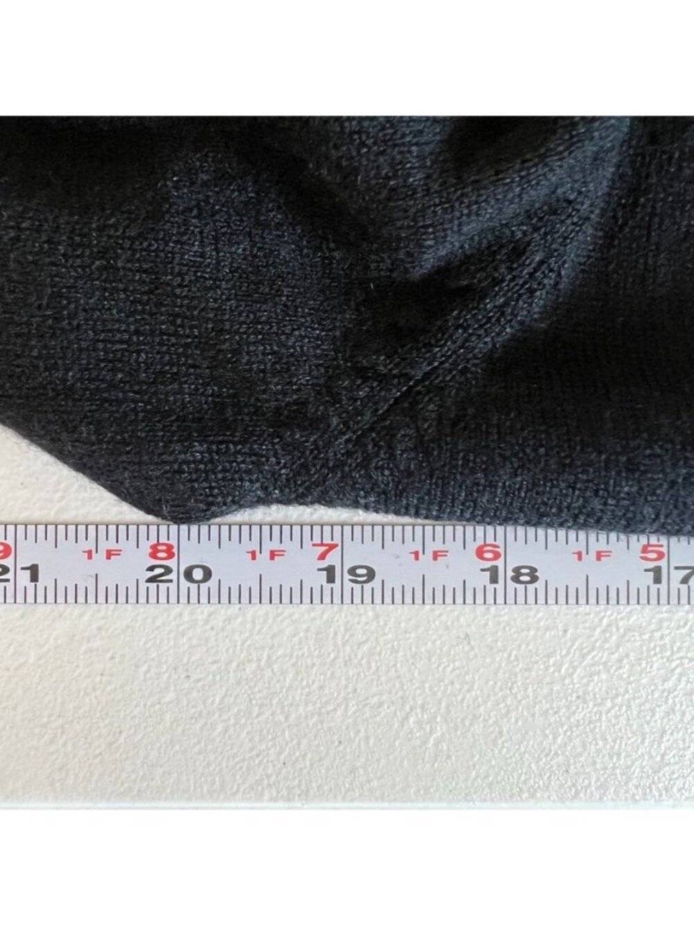 Vintage Y2K Structure Black Merino Wool V Neck Sweater Mens L Made in UK - Picture 6 of 10